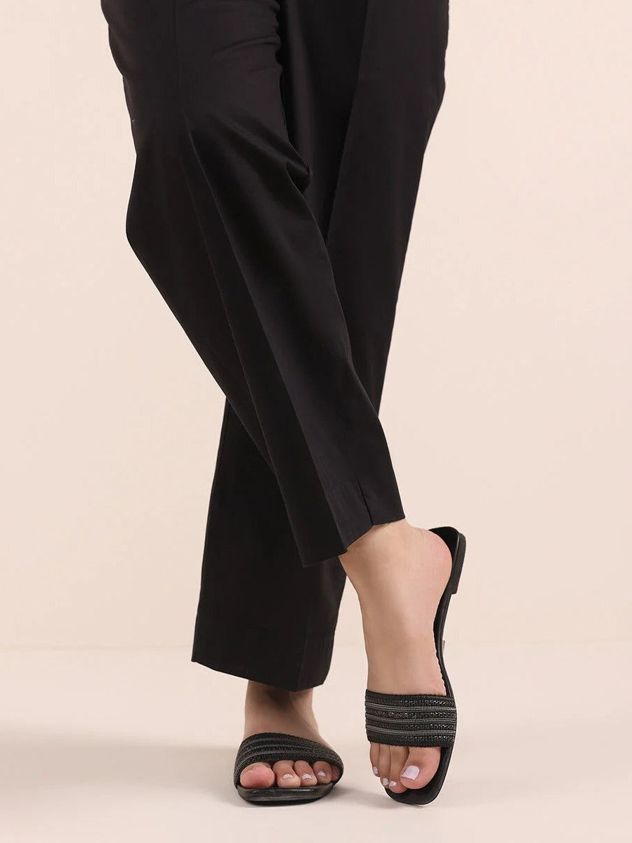 Trouser straight-cut pant