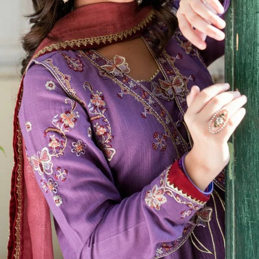 #0089 - Embroidered Frock with Vest & Dopatta (SALE)