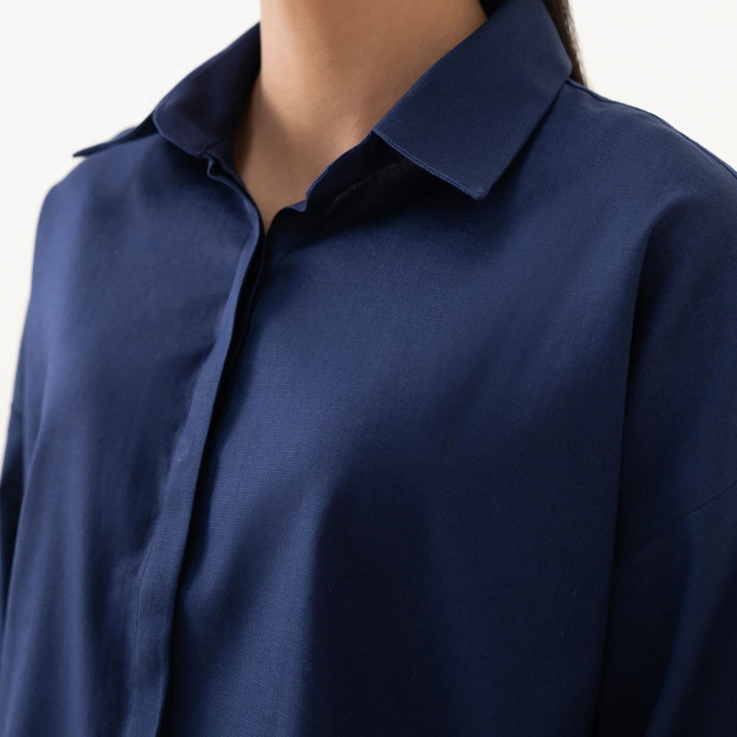 #039 - Solid Cotton Linen Shirt