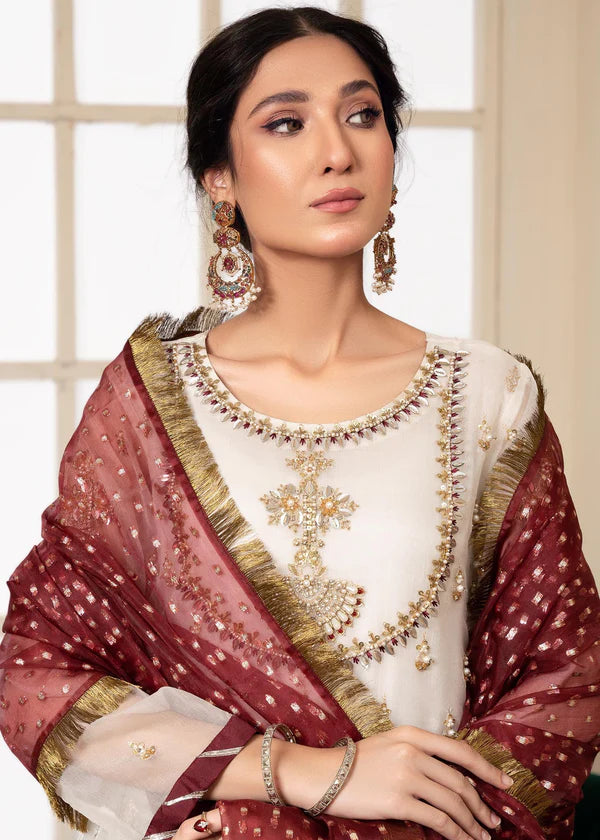 #0085 -  Embroidered  3 Piece Suit (SALE)