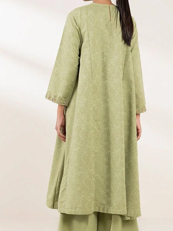 #016 - Embroidered Cotton Jacquard Shirt