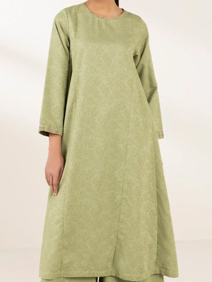 #016 - Embroidered Cotton Jacquard Shirt