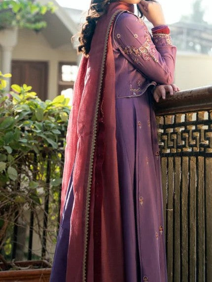 #0089 - Embroidered Frock with Vest & Dopatta (SALE)