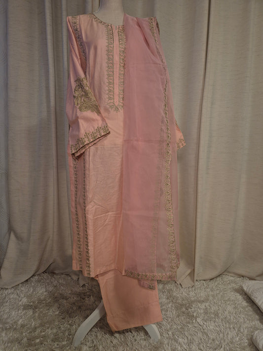 #045 - Embroidered Suit (3 Piece)