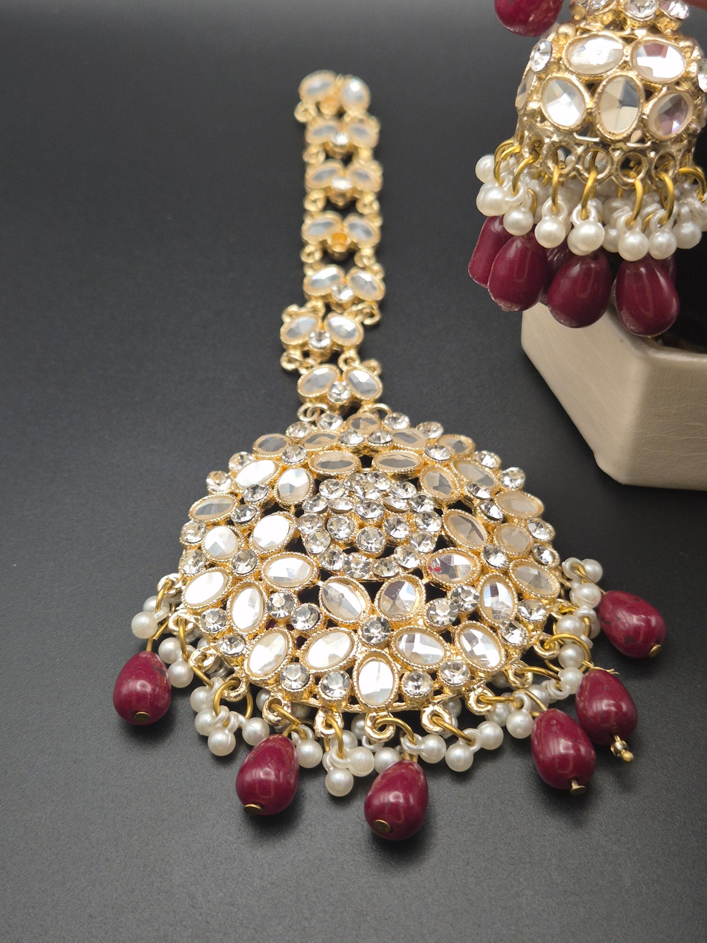 #0098 - Jhumke (earrings) with Bindiya