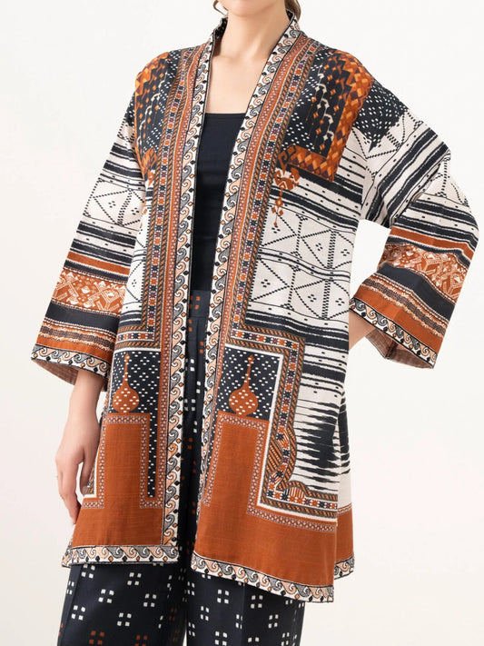 #031 - Embroidered Light Khaddar Jacket