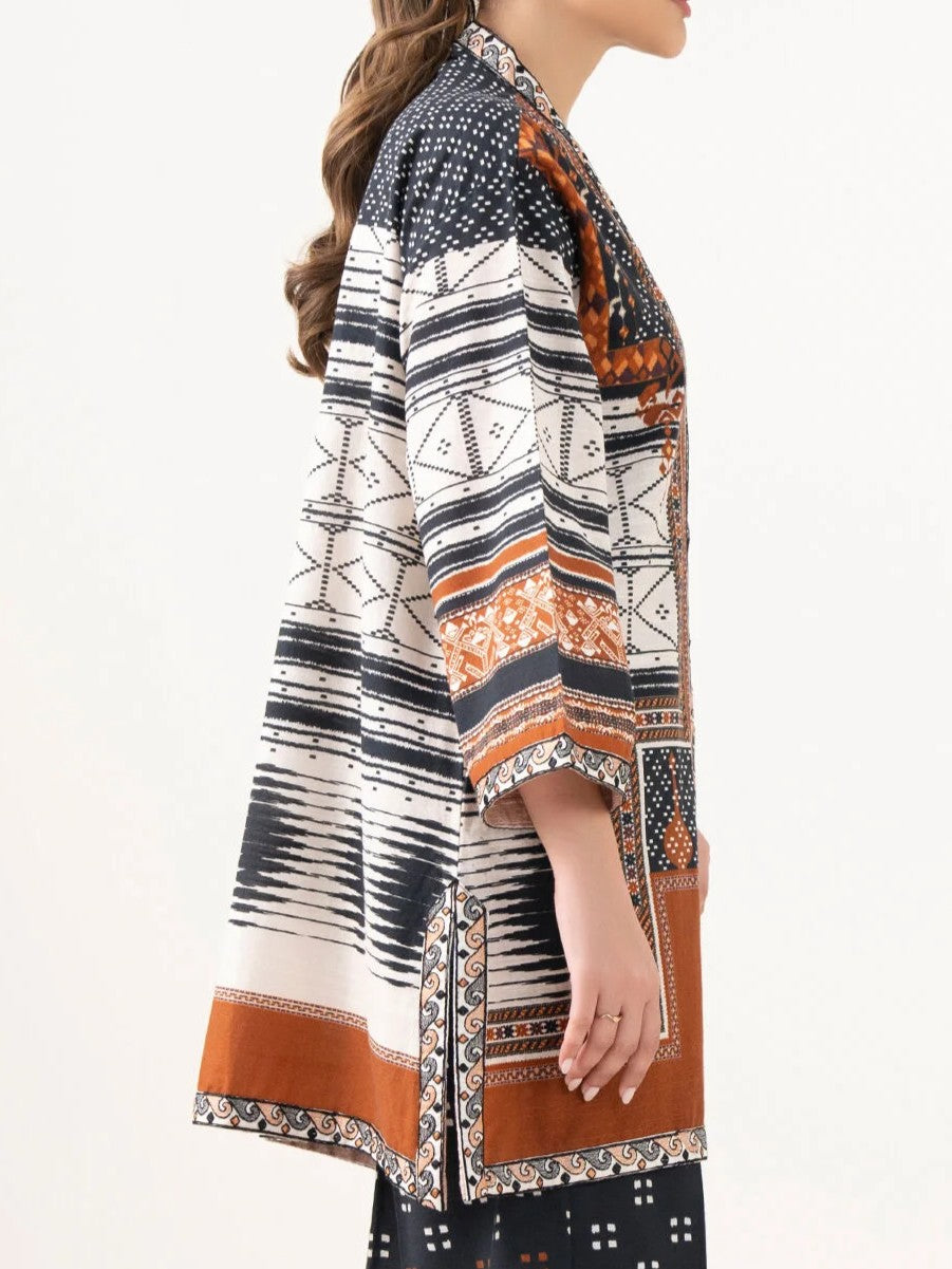 #031 - Embroidered Light Khaddar Jacket
