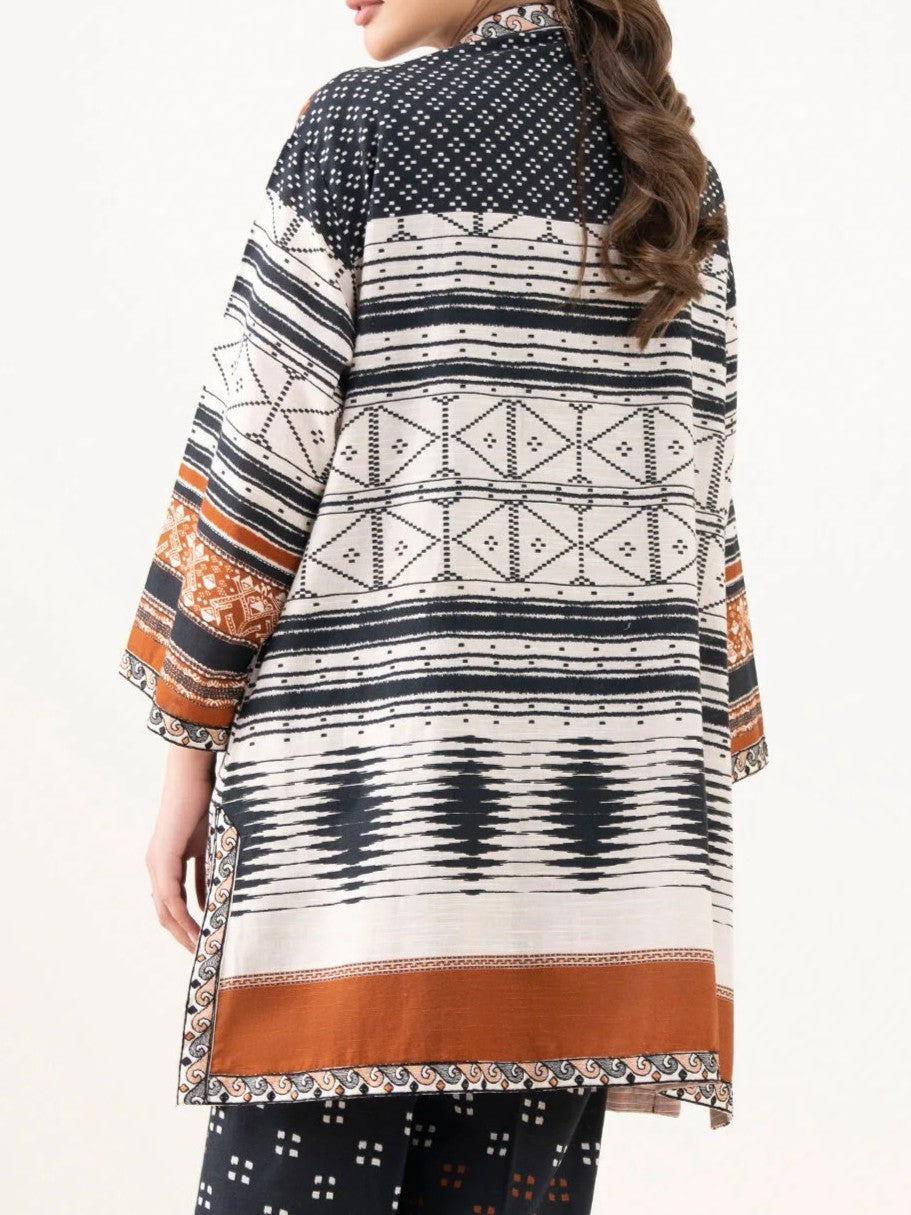 #031 - Embroidered Light Khaddar Jacket