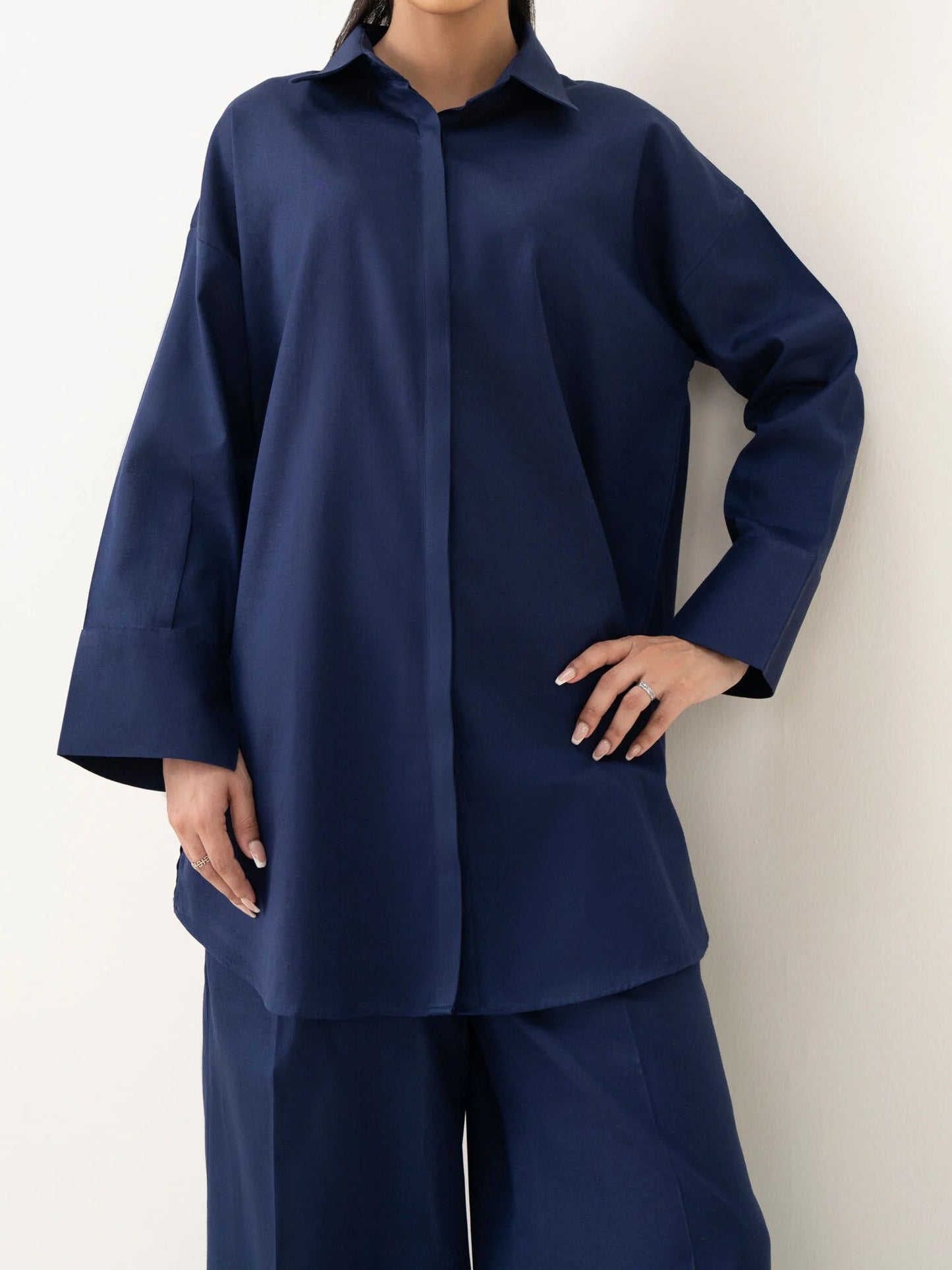 #039 - Solid Cotton Linen Shirt