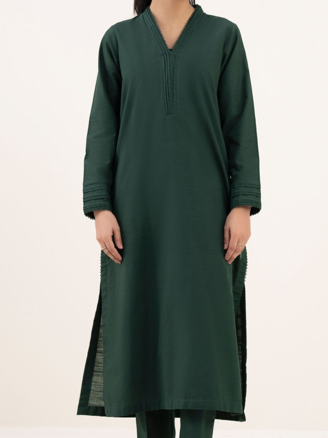 #044 - Solid Light Khaddar Shirt