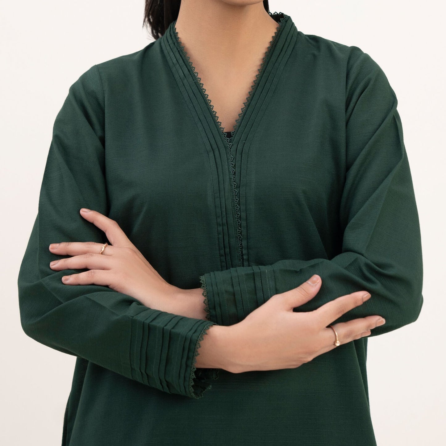 #044 - Solid Light Khaddar Shirt