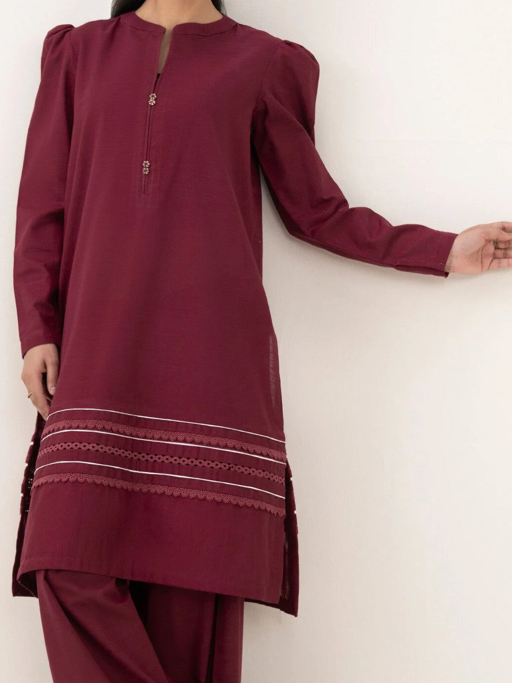 #032 - Solid Light Khaddar Shirt