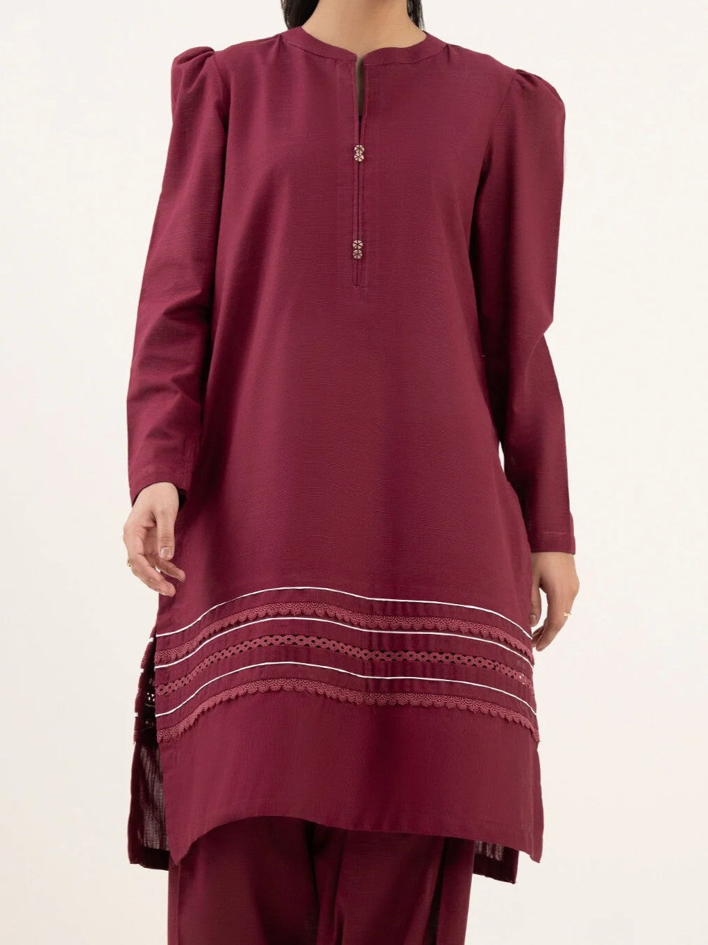 #032 - Solid Light Khaddar Shirt