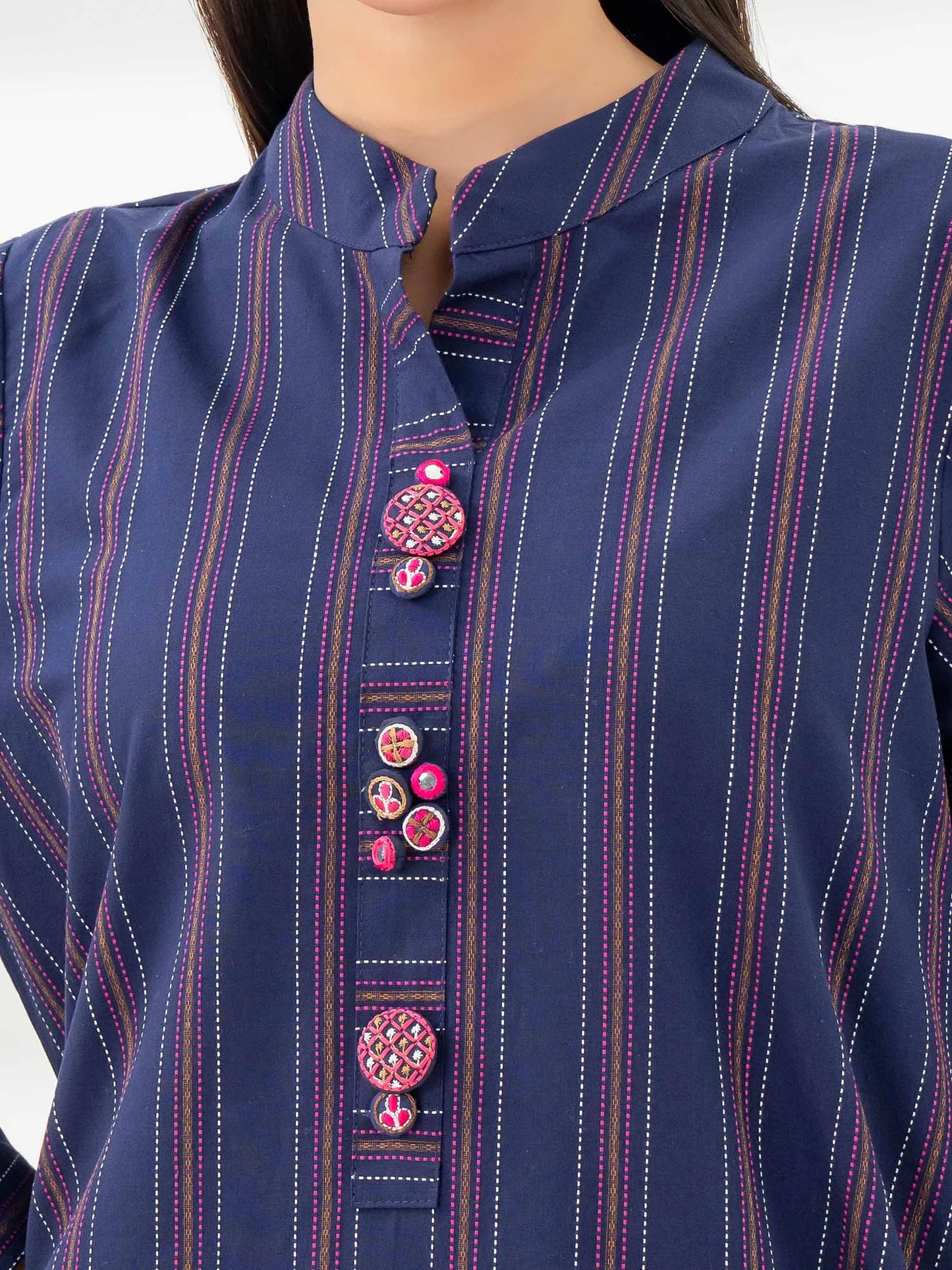#009 - Yarn Dyed Suit-Embroidered (2 Piece)