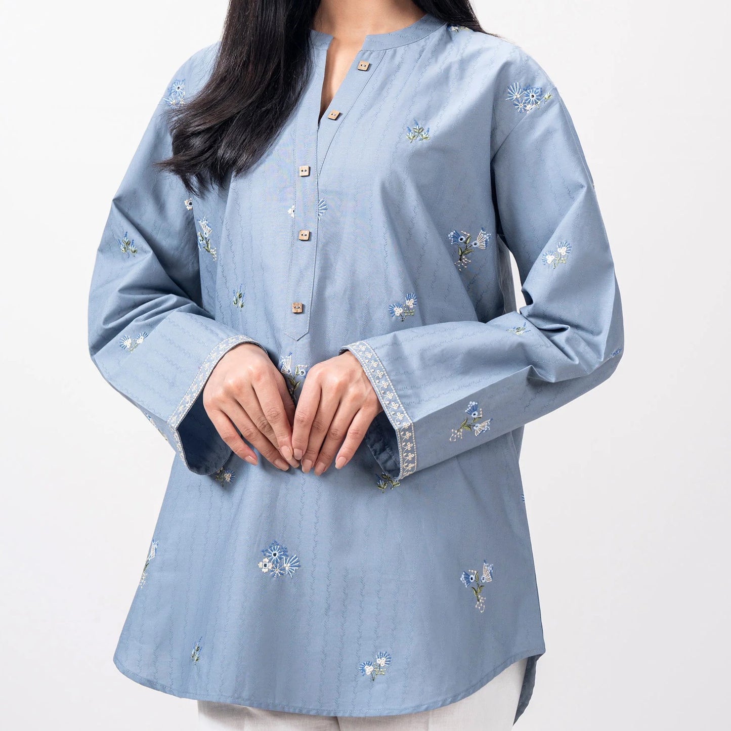 #029 - Dobby Kurti- Embroidered