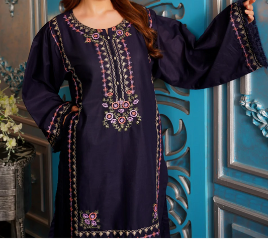 #025 - Embroidered Suit (2 Piece)