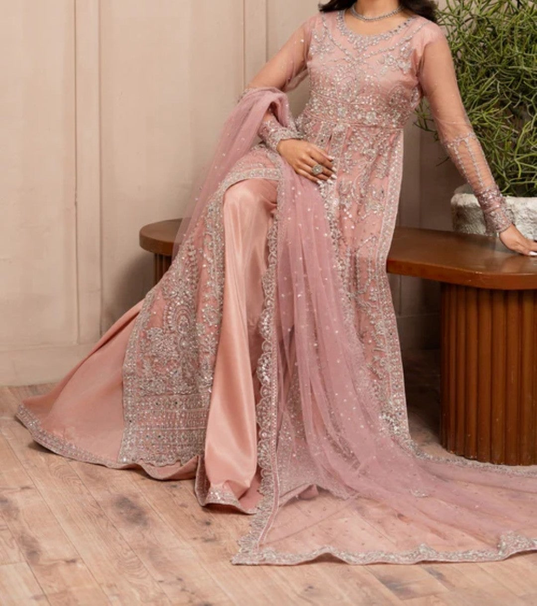 #0086 - Embroidered 3 Piece Suit (SALE)