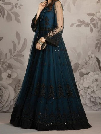 #0084 - Flared Maxi with Trousers & Dopatta (SALE)